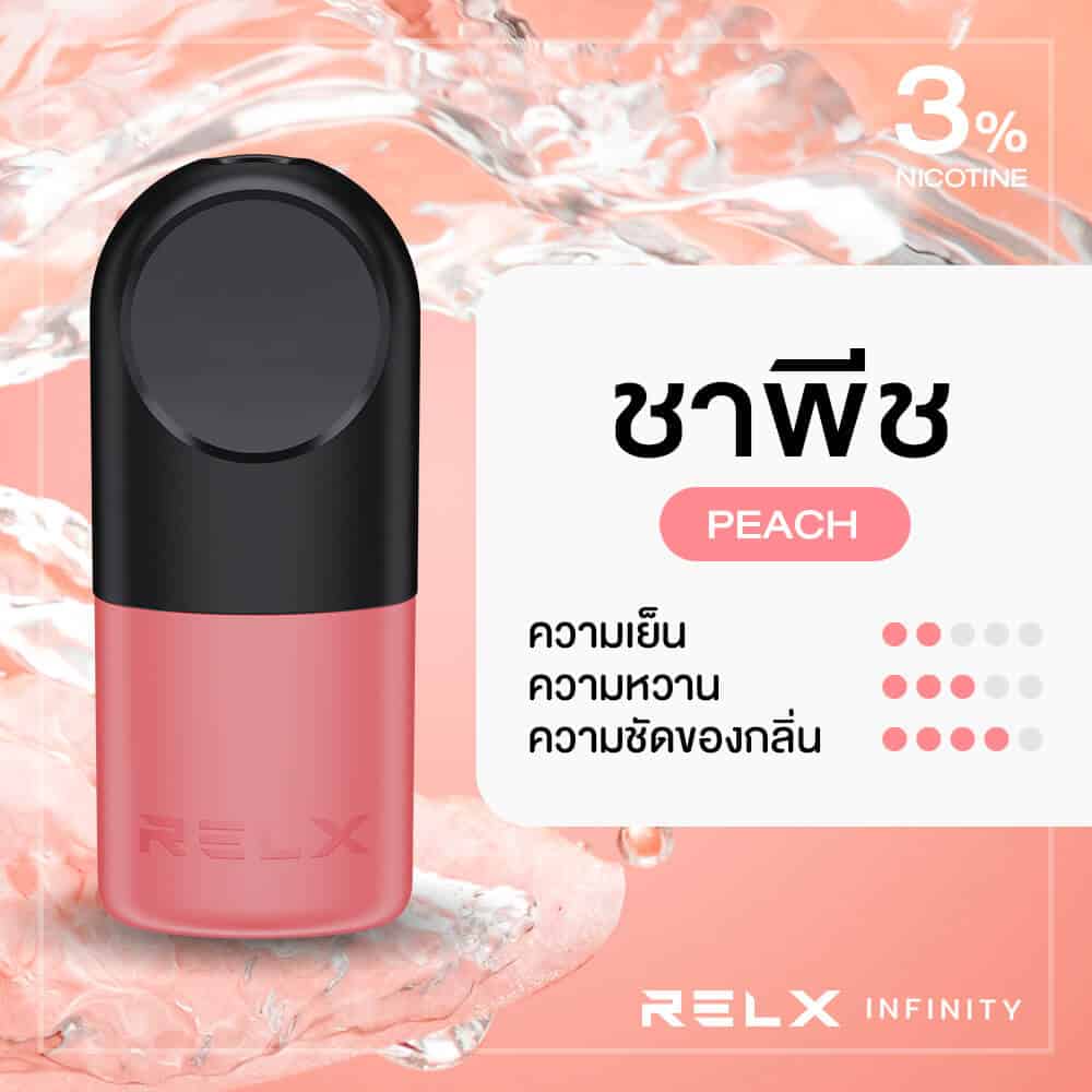 Relx Infinity Pod Peach ชาพีช