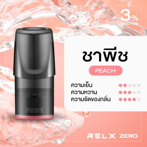 Relx Zero Pod Peach ชาพีช