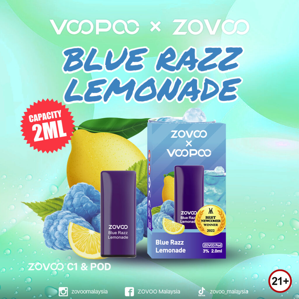 Zovoo Drag Bar Blue-Razz-Lemonade